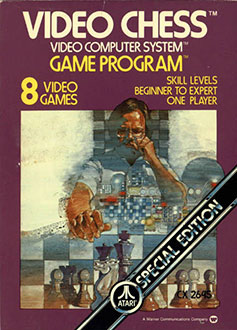 Carátula del juego Video Chess (Atari 2600)