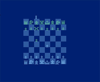 Pantallazo del juego online Video Chess (Atari 2600)