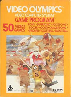 Carátula del juego Video Olympics (Atari 2600)