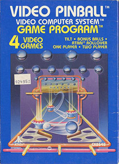 Carátula del juego Video Pinball (Atari 2600)