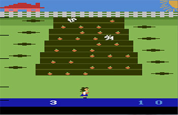 Pantallazo del juego online Wabbit (Atari 2600)