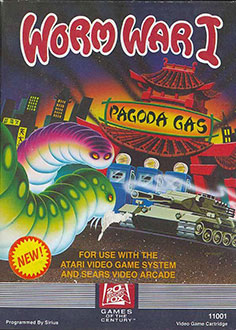 Carátula del juego Worm War I (Atari 2600)