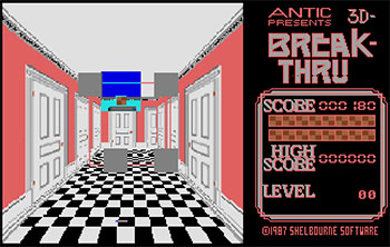 Juego online 3D Break-Thru (Atari ST) Juego online 3D Break-Thru (Atari ST)
