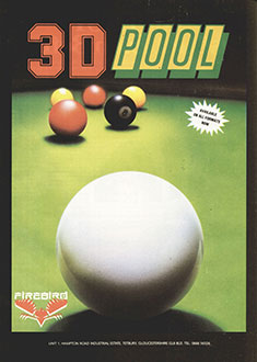 Carátula del juego 3D Pool (Atari ST)