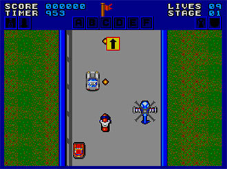 Pantallazo del juego online Action Fighter (Atari ST)