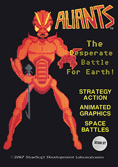 Carátula del juego Aliants The Desperate Battle For Earth! (Atari ST)