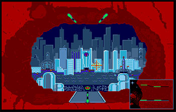 Pantallazo del juego online Aliants The Desperate Battle For Earth! (Atari ST)
