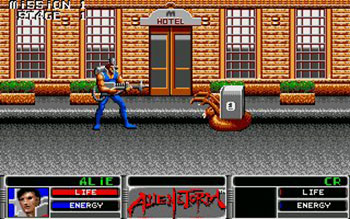 Pantallazo del juego online Alien Storm (Atari ST)