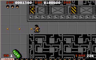 Pantallazo del juego online Alien Syndrome (Atari ST)