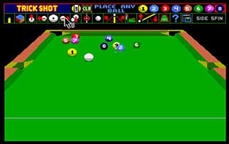 Pantallazo del juego online Archer Maclean's Pool (Atari ST)