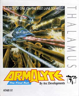 Carátula del juego Armalyte The Final Run (Atari ST)