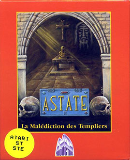 Carátula del juego Astate Le Malediction des Templiers (Atari ST)