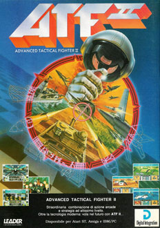 Carátula del juego ATF II (Advanced Tactical Fighter II) (Atari ST)