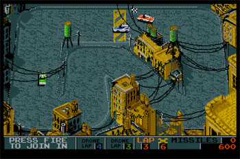 Pantallazo del juego online Badlands (Atari ST)