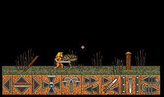 Pantallazo del juego online Barbarian (Atari ST)