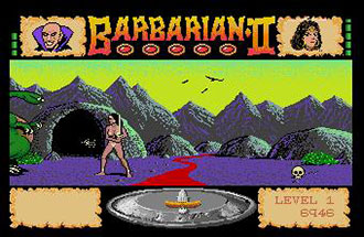 Pantallazo del juego online Barbarian II (Atari ST)