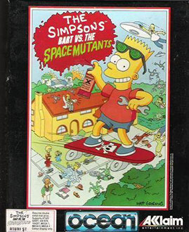 Carátula del juego The Simpsons Bart vs. The Space Mutants (Atari ST)