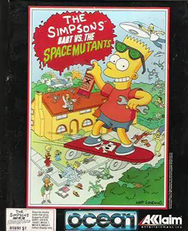 Portada de la descarga de The Simpsons: Bart vs. The Space Mutants