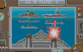 Pantallazo del juego online Battleships (Atari ST)
