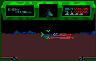 Pantallazo del juego online Battlezone (Atari ST)