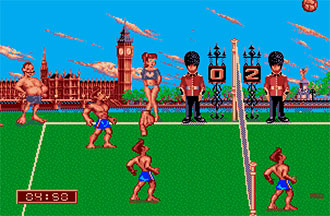 Pantallazo del juego online Beach Volley (Atari ST)