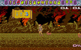 Pantallazo del juego online Beastlord (Atari ST)