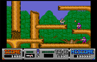 Pantallazo del juego online Bionic Commando (Atari ST)