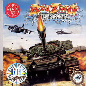 Carátula del juego Blazing Thunder (Atari ST)