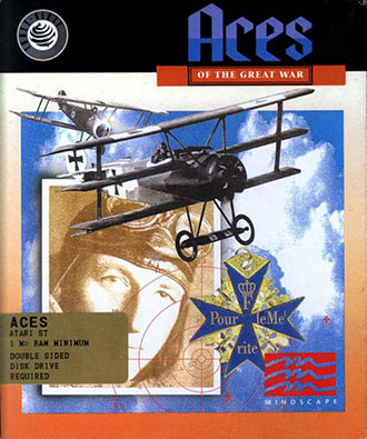 Carátula del juego Blue Max Aces of the Great War (Atari ST)
