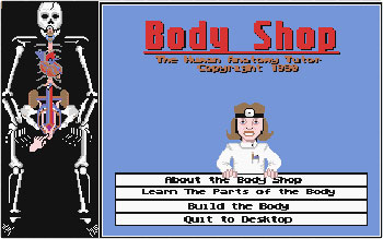 Carátula del juego Body Shop The Human Anatomy Tutor (Atari ST)