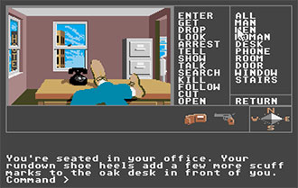 Pantallazo del juego online Borrowed Time (Atari ST)