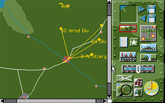 Pantallazo del juego online Campaign (Atari ST)