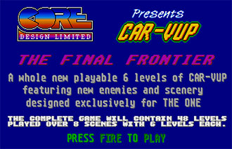 Carátula del juego Car-VUP The Final Frontier (Atari ST)