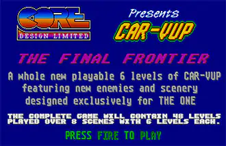Portada de la descarga de Car-VUP: The Final Frontier