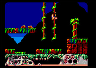 Pantallazo del juego online Cavemania (Atari ST)