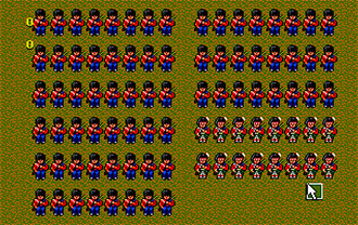 Pantallazo del juego online The Charge of the Light Brigade (Atari ST)