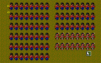 Pantallazo del juego online The Charge of the Light Brigade (Atari ST)