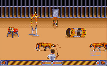 Pantallazo del juego online Circus Games (Atari ST)