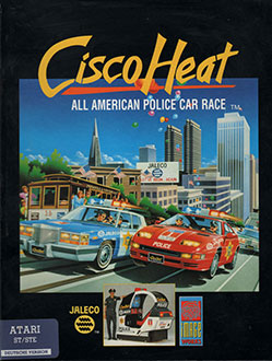 Carátula del juego Cisco Heat All American Police Car Race (Atari ST)