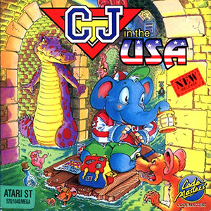 Carátula del juego CJ in the USA (Atari ST)