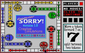 Pantallazo del juego online Computer Sorry! (Atari ST)