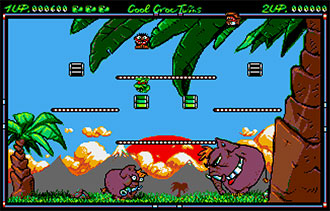 Pantallazo del juego online Cool Croc Twins (Atari ST)