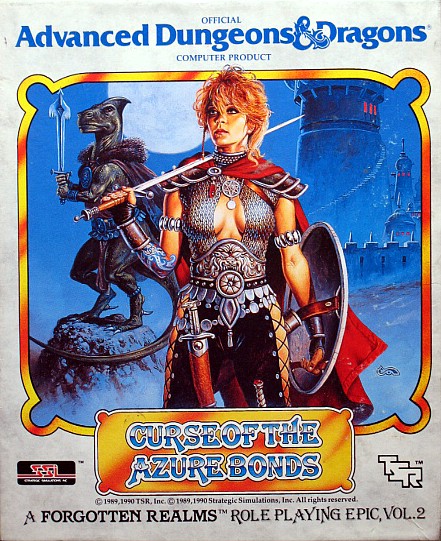 Carátula del juego Advanced Dungeons & Dragons Curse of the Azure Bonds (Atari ST)