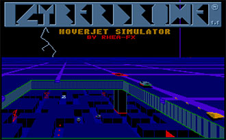 Juego online Cyberdrome: Hoverjet Simulator (Atari ST) Juego online Cyberdrome: Hoverjet Simulator (Atari ST)
