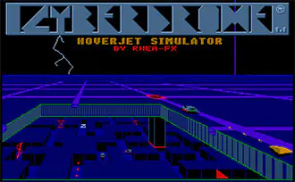 Portada de la descarga de Cyberdrome: Hoverjet Simulator
