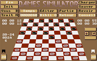 Pantallazo del juego online Dames Simulator (Atari ST)
