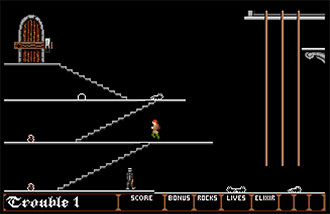 Pantallazo del juego online Dark Castle (Atari ST)