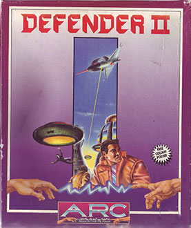 Carátula del juego Defender II (Atari ST)