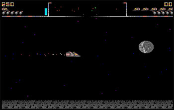 Pantallazo del juego online Defender II (Atari ST)