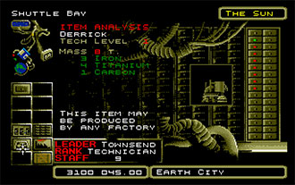 Pantallazo del juego online Deuteros The Next Millennium (Atari ST)